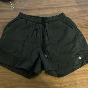 ALO Black Shorts (Size Medium)